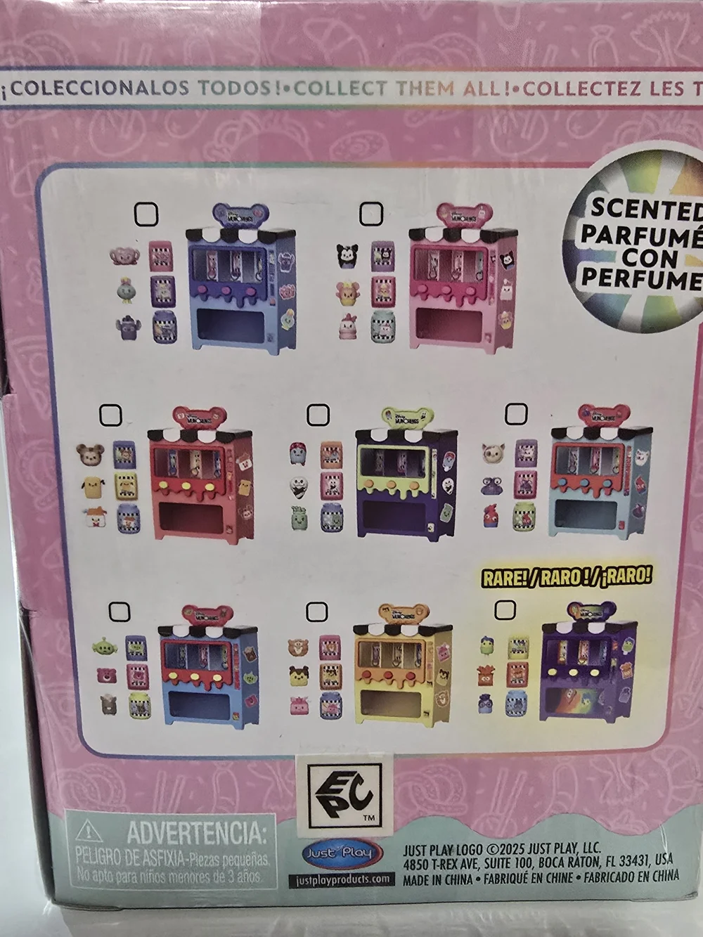 Disney Munchlings Micro Munch Vending Machine - Pink Scented Kids Toy